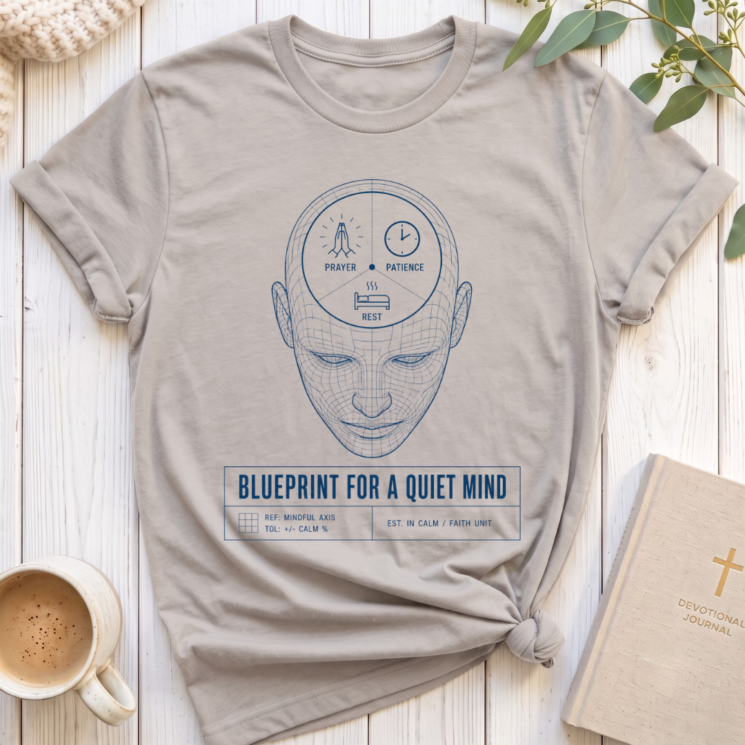 Blue Print for a Quiet Mind T-Shirt