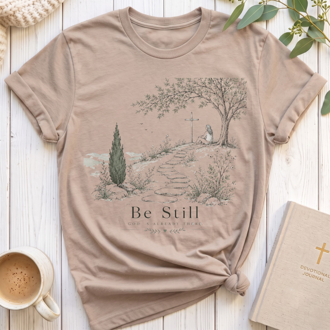 Be Still God is There T-Shirt