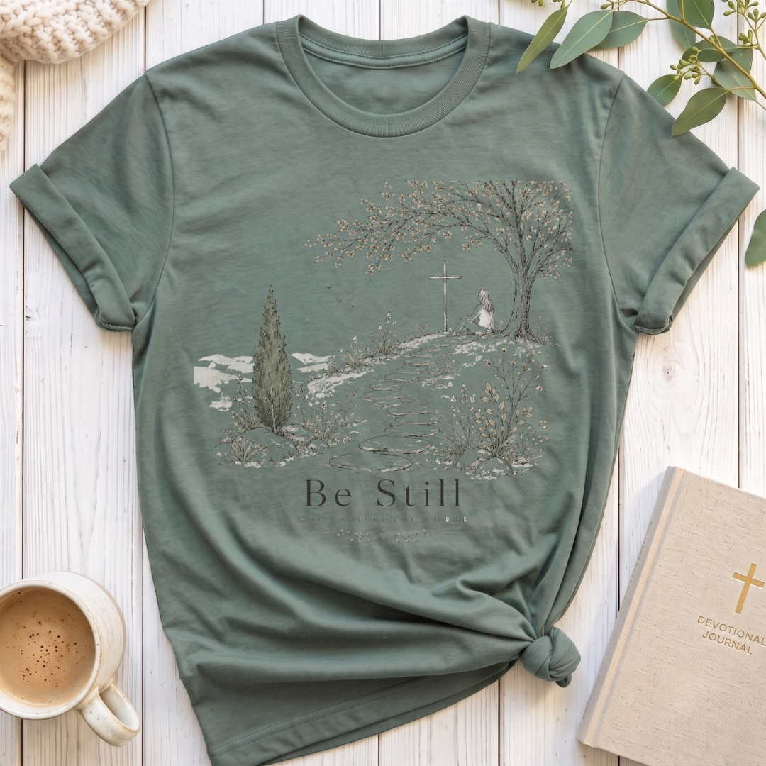Be Still God is There T-Shirt