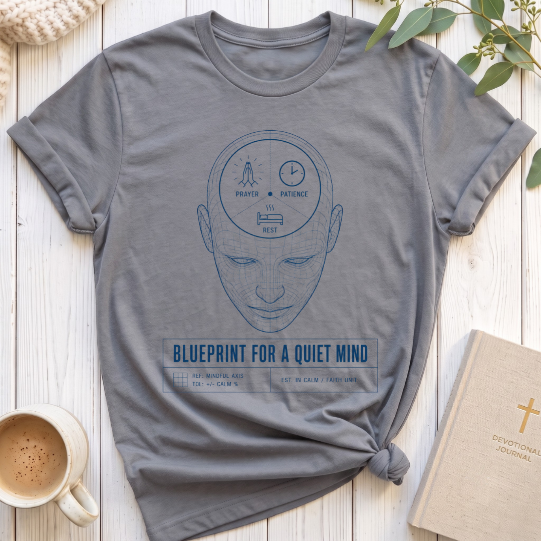 Blue Print for a Quiet Mind T-Shirt
