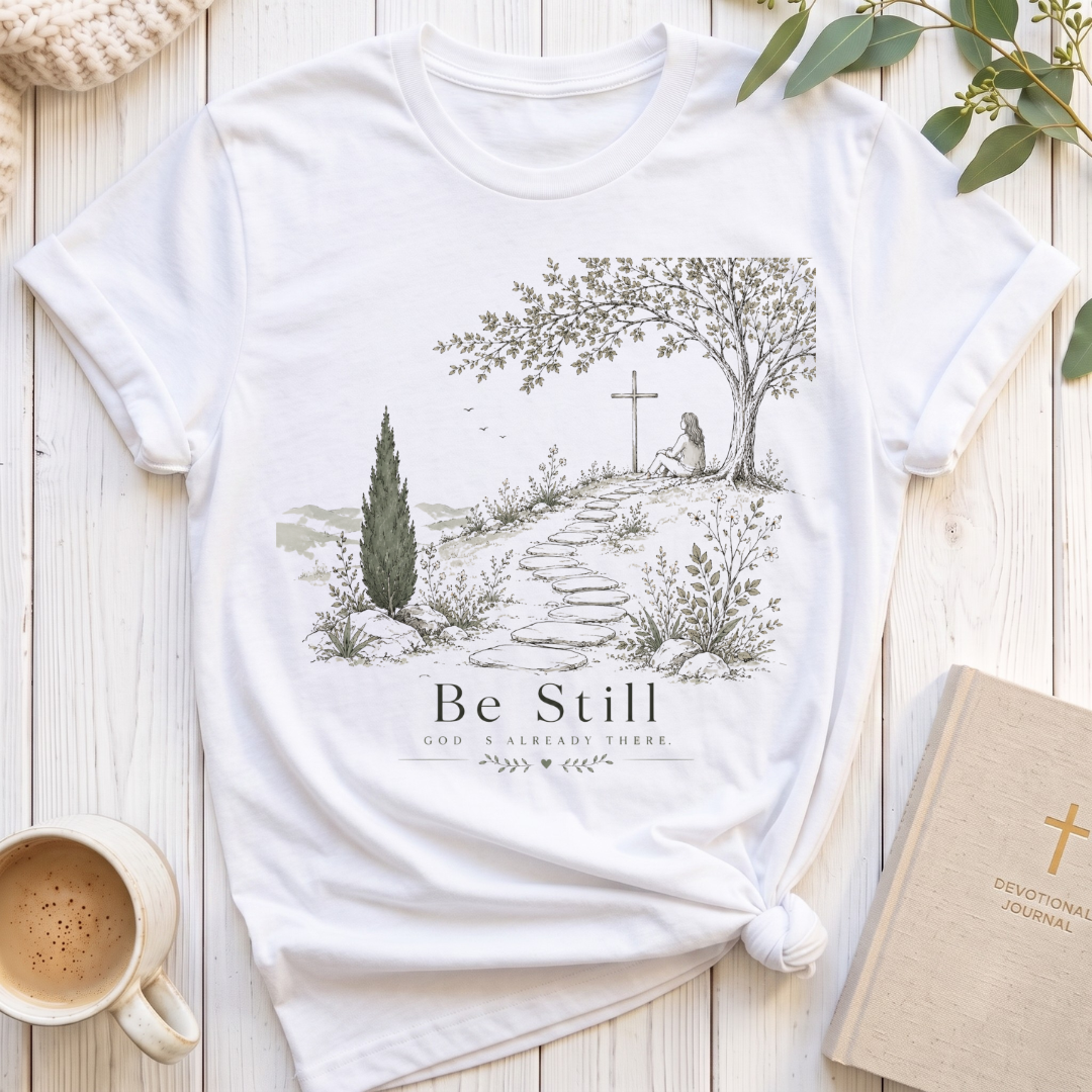 Be Still God is There T-Shirt