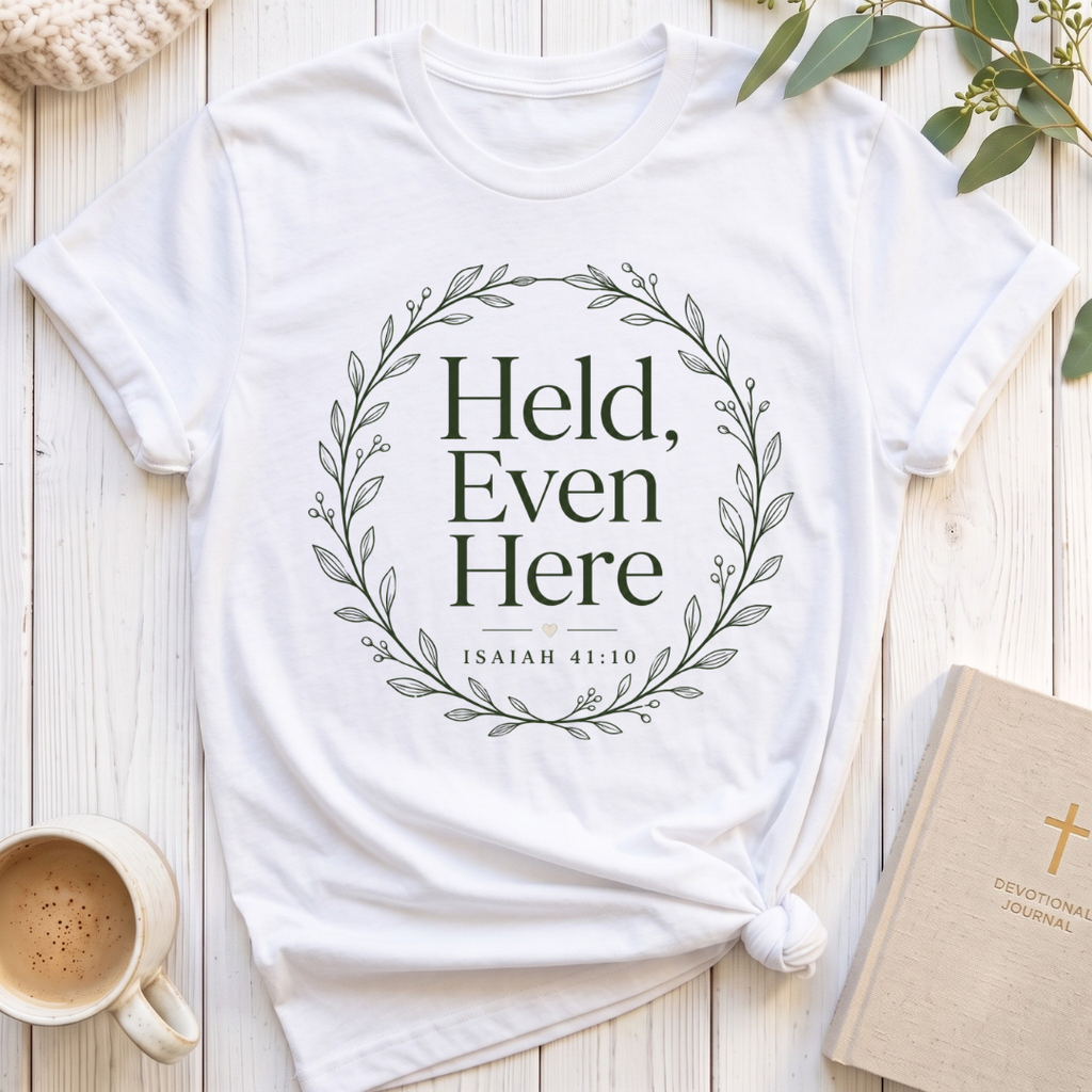 Held Even Here T-Shirt