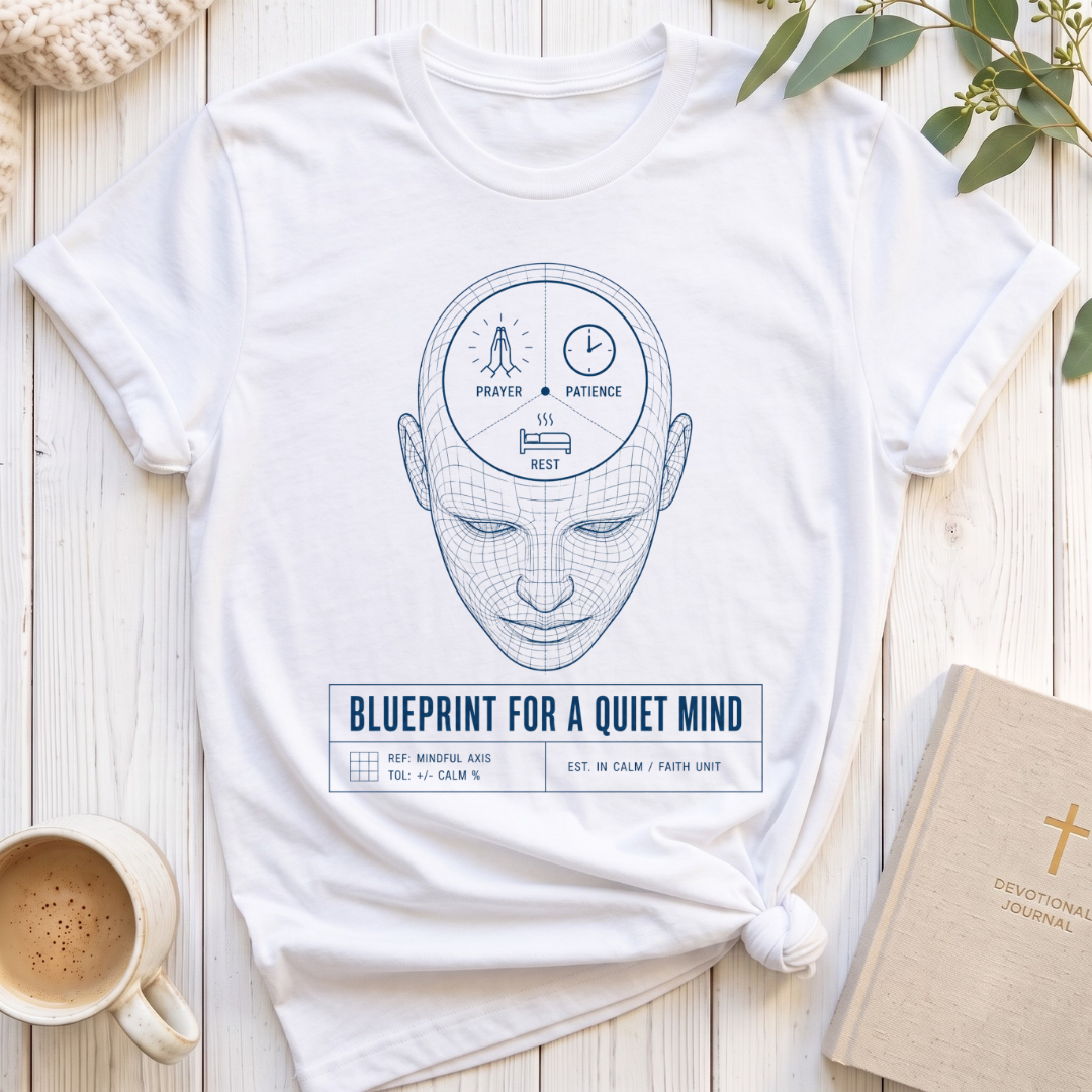Blue Print for a Quiet Mind T-Shirt